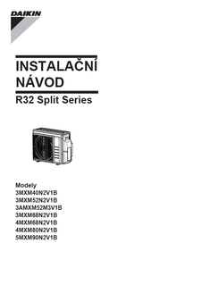 3MXM-N, 3AMXM-M, 4MXM-N, 5MXM-N_3PCS417620-2M_Installation manual_Czech download